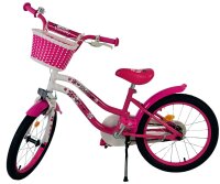 Volare Lovely Kinderfahrrad – Mädchen – 18 Zoll – Rosa Weiß