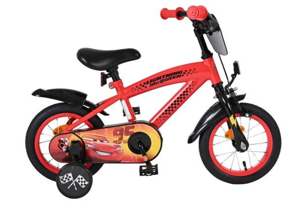 Volare Disney Cars Kinderfahrrad - Jungen - 12 Zoll - Rot