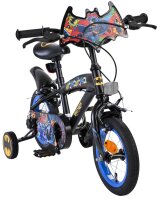 Volare Batman Kinderfahrrad - Jungen - 12 Zoll - Schwarz - Zwei Handbremsen