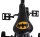 Volare Batman Kinderfahrrad - Jungen - 12 Zoll - Schwarz - Zwei Handbremsen