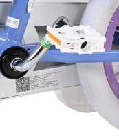 Volare Disney Frozen 2 Kinderfahrrad - Mädchen - 12 Zoll - Blau/Lila - Zwei Handbremsen