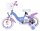 Volare Disney Frozen 2 Kinderfahrrad - Mädchen - 12 Zoll - Blau/Lila - Zwei Handbremsen