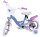 Volare Disney Frozen 2 Kinderfahrrad - Mädchen - 12 Zoll - Blau/Lila - Zwei Handbremsen