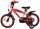 Volare Disney Cars Kinderfahrrad - Jungen - 14 Zoll - Rot - Zwei Handbremsen