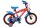 Volare Spider-Man Kinderfahrrad - Jungen - 14 Zoll - Blau/Rot - Zwei Handbremsen