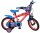 Volare Spider-Man Kinderfahrrad - Jungen - 14 Zoll - Blau/Rot - Zwei Handbremsen