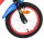 Volare Spider-Man Kinderfahrrad - Jungen - 14 Zoll - Blau/Rot - Zwei Handbremsen