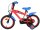 Volare Spider-Man Kinderfahrrad - Jungen - 14 Zoll - Blau/Rot - Zwei Handbremsen