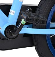 Volare Spidey Kinderfahrrad - Jungen - 14 Zoll - Blau Rot - Zwei Handbremsen