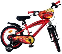 Volare Disney Cars Kinderfahrrad - Jungen - 16 Zoll - Rot - Zwei Handbremsen