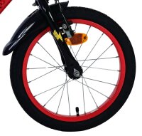 Volare Disney Cars Kinderfahrrad - Jungen - 16 Zoll - Rot - Zwei Handbremsen