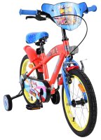 Volare Paw Patrol Kinderfahrrad - Jungen - 16 Zoll - Rot Blau