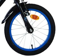Volare Batman Kinderfahrrad - Jungen - 16 Zoll - Schwarz - 2 Handbremsen
