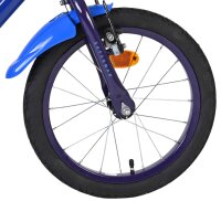 Volare Superman Kinderfahrrad - Jungen - 16 Zoll - Blau - Zwei Handbremsen
