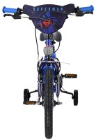 Volare Superman Kinderfahrrad - Jungen - 16 Zoll - Blau - Zwei Handbremsen
