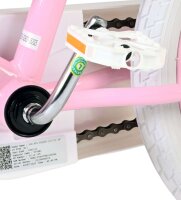 Volare Disney Stitch Kinderfahrrad - Mädchen - 16 Zoll - Rosa - Zwei Handbremsen