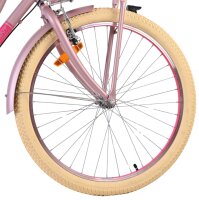 Volare Excellent Kinderfahrrad - Mädchen - 24 Zoll - Mattrosa - 3 Gänge