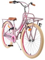 Volare Excellent Kinderfahrrad - Mädchen - 24 Zoll - Mattrosa - 3 Gänge
