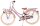 Volare Excellent Kinderfahrrad - Mädchen - 24 Zoll - Mattrosa - 3 Gänge