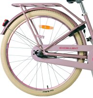 Volare Excellent Kinderfahrrad - Mädchen - 26 Zoll - Mattrosa - 3 Gänge