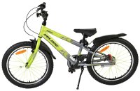 Volare Rocky Kinderfahrrad - 20 Zoll - 3 Gänge - Grün/Grau