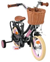 Volare Excellent Kinderfahrrad - Mädchen - 12 Zoll - Schwarz
