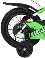 Volare Sportivo Kinderfahrrad - Jungen - 12 Zoll - Grün Schwarz