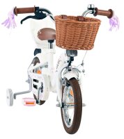 Volare Blossom Kinderfahrrad - Mädchen - 12 Zoll - Weiß