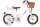 Volare Blossom Kinderfahrrad - Mädchen - 12 Zoll - Weiß