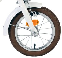 Volare Blossom Kinderfahrrad - Mädchen - 12 Zoll - Weiß - Zwei Handbremsen