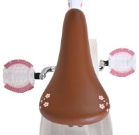Volare Blossom Kinderfahrrad - Mädchen - 12 Zoll - Weiß - Zwei Handbremsen