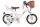 Volare Blossom Kinderfahrrad - Mädchen - 12 Zoll - Weiß - Zwei Handbremsen