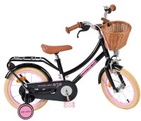 Volare Excellent Kinderfahrrad - Mädchen - 14 Zoll - Schwarz