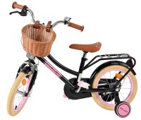 Volare Excellent Kinderfahrrad - Mädchen - 14 Zoll - Schwarz