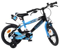 Volare Sportivo Kinderfahrrad - Jungen - 14 Zoll - Blau/Schwarz