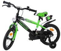 Volare Sportivo Kinderfahrrad - Jungen - 14 Zoll - Grün Schwarz