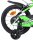 Volare Sportivo Kinderfahrrad - Jungen - 14 Zoll - Grün Schwarz - Zwei Handbremsen