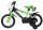 Volare Sportivo Kinderfahrrad - Jungen - 14 Zoll - Grün Schwarz - Zwei Handbremsen