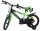 Volare Sportivo Kinderfahrrad - Jungen - 14 Zoll - Grün Schwarz - Zwei Handbremsen