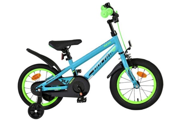 Volare Rocky Kinderfahrrad - Jungen - 14 Zoll - Grün