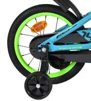 Volare Rocky Kinderfahrrad - Jungen - 14 Zoll - Grün