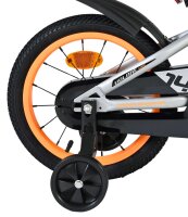 Volare Rocky Kinderfahrrad - Jungen - 14 Zoll - Grau