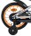 Volare Rocky Kinderfahrrad - Jungen - 14 Zoll - Grau