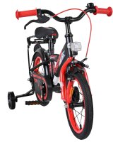 Volare Thombike Kinderfahrrad - Jungen - 14 Zoll - Schwarz Rot