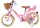 Volare Blossom Kinderfahrrad - Mädchen - 14 Zoll - Rosa