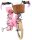 Volare Blossom Kinderfahrrad - Mädchen - 14 Zoll - Rosa - Zwei Handbremsen
