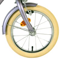Volare Blossom Kinderfahrrad - Mädchen - 14 Zoll - Lila - Zwei Handbremsen