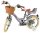 Volare Blossom Kinderfahrrad - Mädchen - 14 Zoll - Lila - Zwei Handbremsen