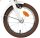 Volare Blossom Kinderfahrrad - Mädchen - 14 Zoll - Weiß - Zwei Handbremsen