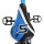 Volare Sportivo Kinderfahrrad - Jungen - 16 Zoll - Blau Schwarz